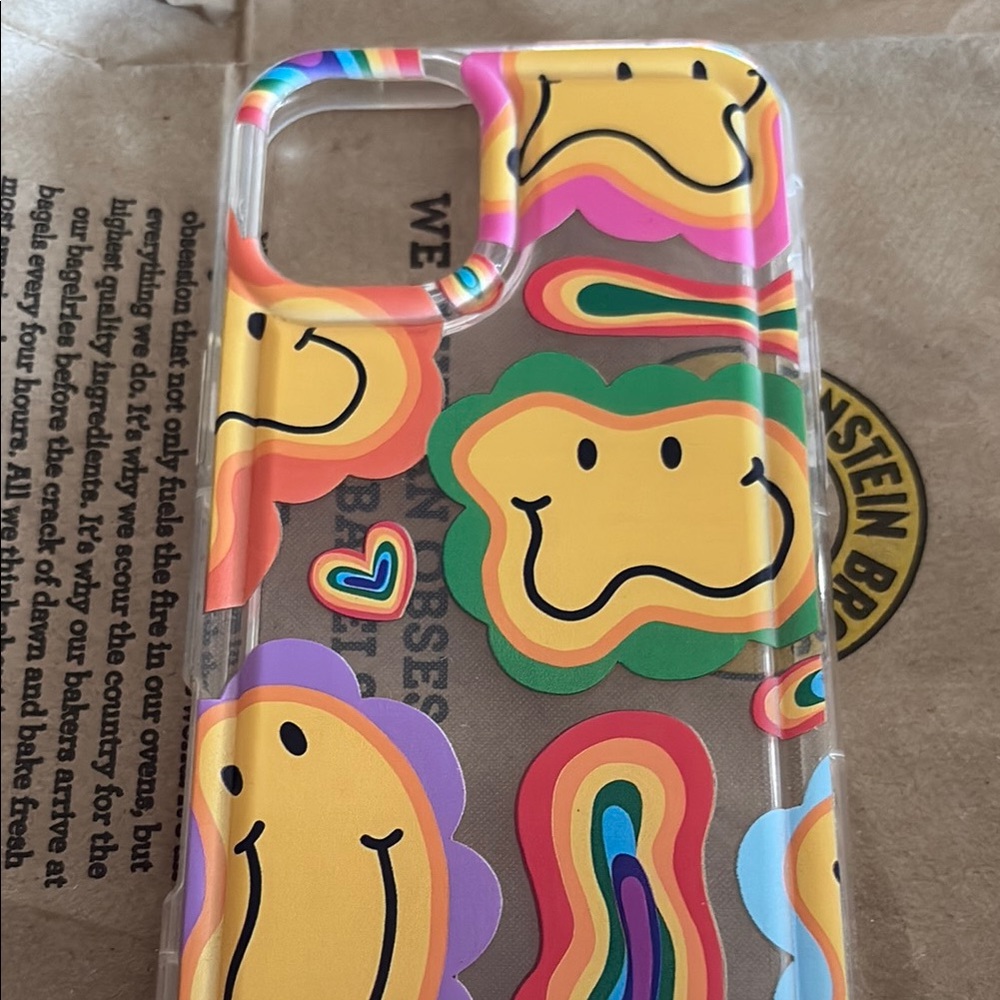 Colorful Smiley Face Phone Case